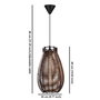 Opviq Torch - Antiquation Lámpara de Araña de Madera